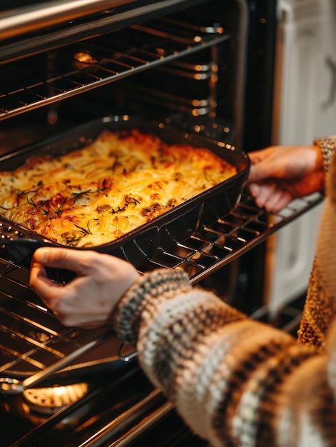 Baking Pizza in Oven