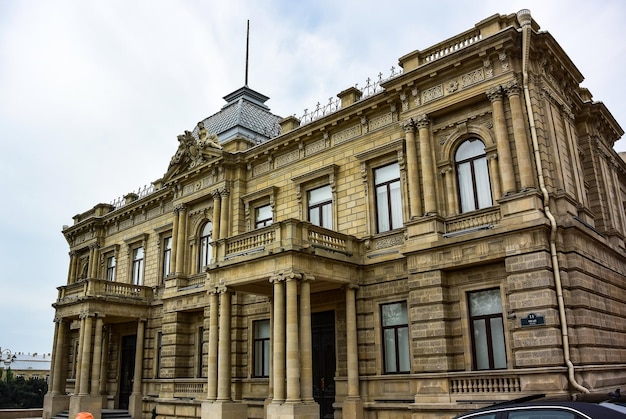 Baku Azerbaijan May 2019 Sights buildings and streets in Baku