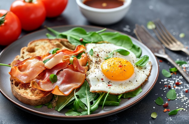 Balanced keto diet lunch bowl