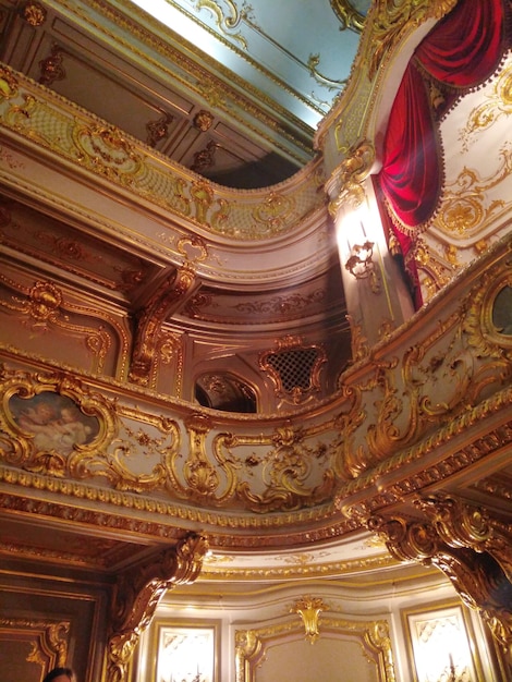 Balconies in the theater in the palace of Princes Yusupov