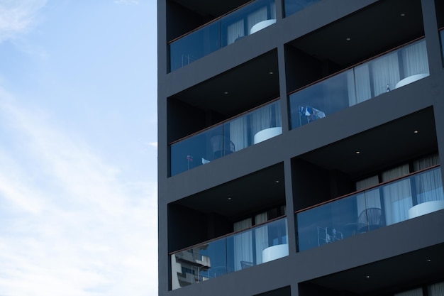 Balcony window background building apartmentxA