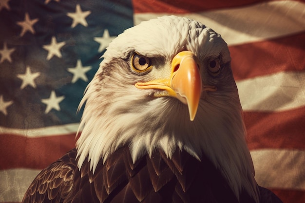 A bald eagle with the words " freedom " on the face.