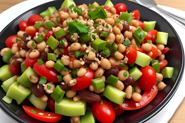 Balela Salad Middle Eastern Bean Salad