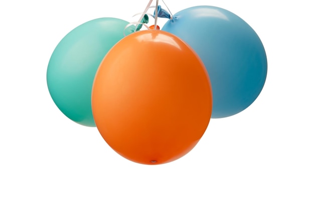 A Ballon isolated on a white background Copy space