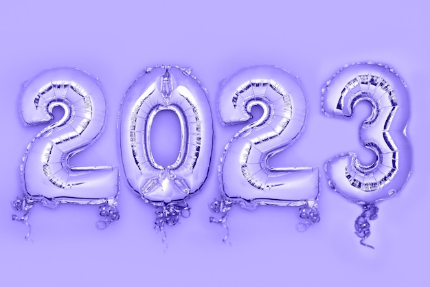 Balloon Bunting for celebration of New Year 2023