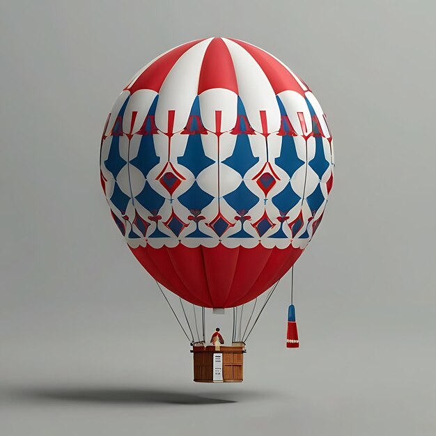 The balloon increases in size and animation gnearated by AI