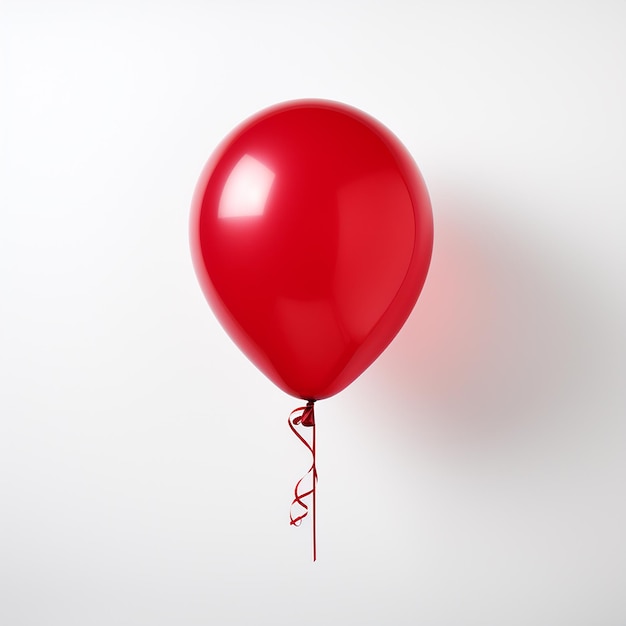 balloon photo on the white background