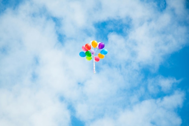 Balloons in the sky