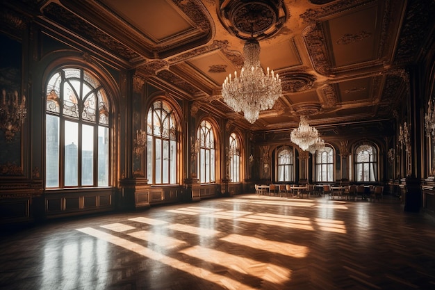 The ballroom at the palace of the lost city of london