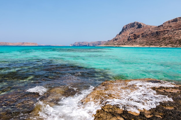 Balos beach in Crete Greece