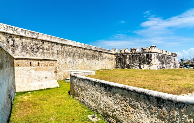 Baluarte de San Francisco fortifications of San Francisco de Campeche in Mexico