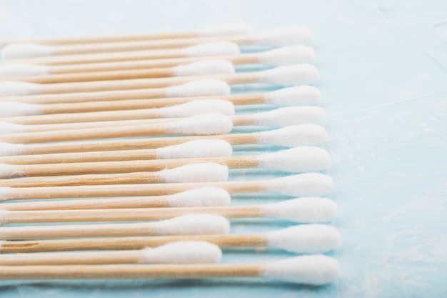 Bamboo cotton buds, life without plastic, zero waste