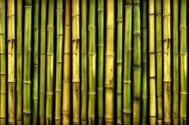 Bamboo texture background for interior or exterior design Neural network AI generated