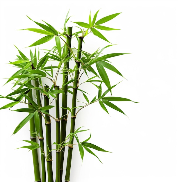 Bamboo tree leaf plant stem and stick 3d bamboo tree Ai Generative