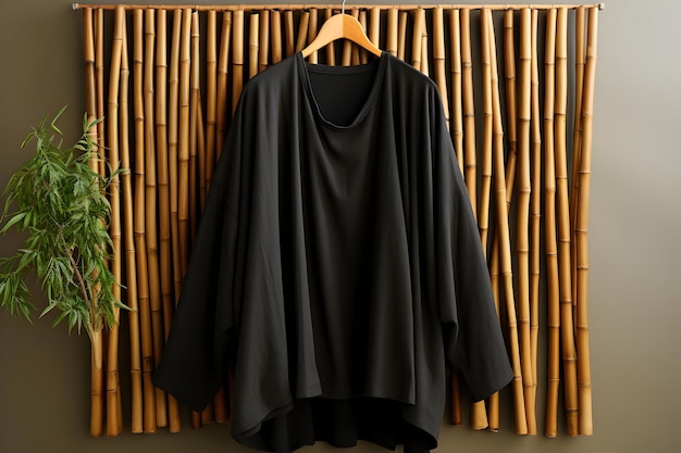 Bamboo TShirt Hanging Mockup