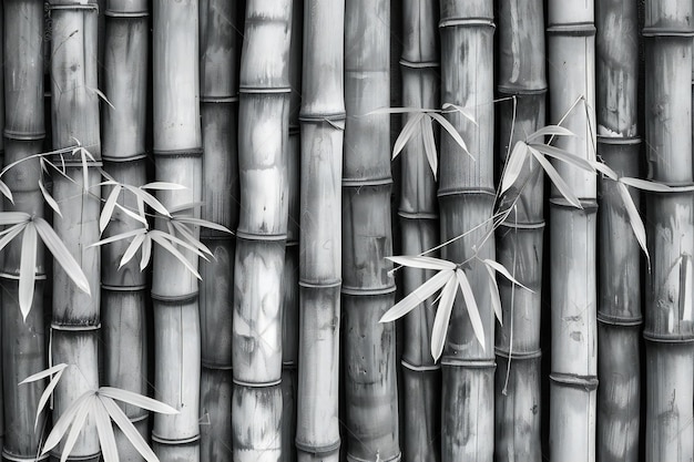 Bamboo wall background monochrome high resolution highly detailed ultra quality white backgroun