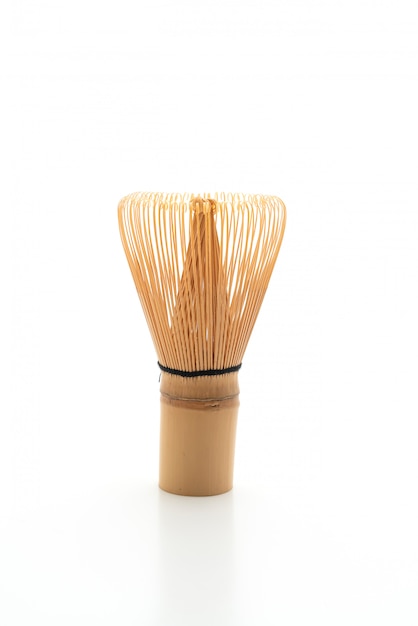 bamboo whisk for making matcha green tea