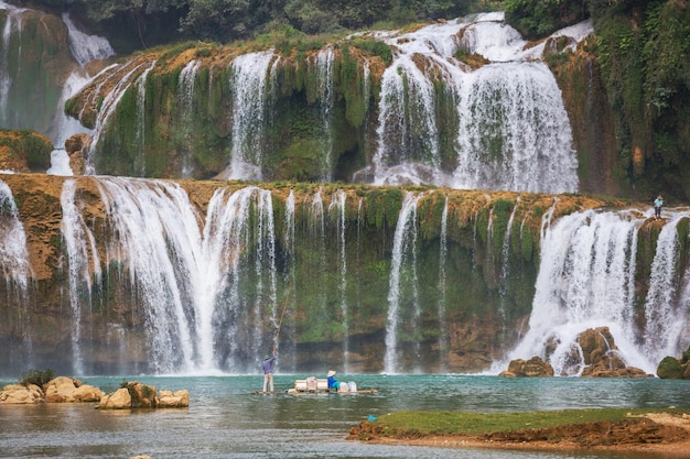 Ban Gioc Detian waterfall in Vietnam