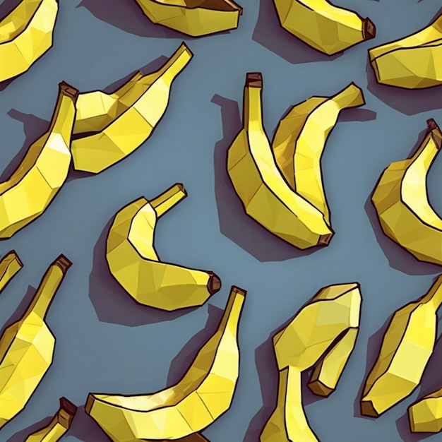 Banana 3d assets design