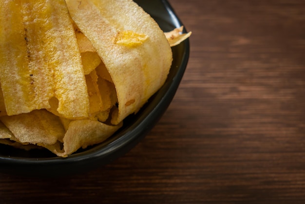 Banana Chips fried or baked sliced banana