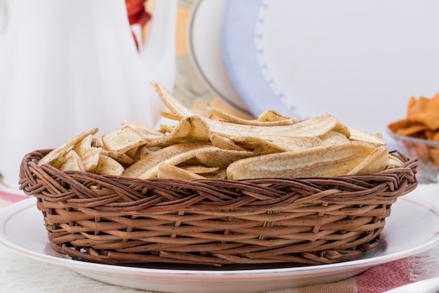 Banana Chips Popular Deep Fried Tea Time Snack 