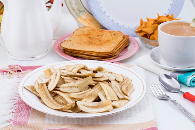 Banana Chips Popular Deep Fried Tea Time Snack