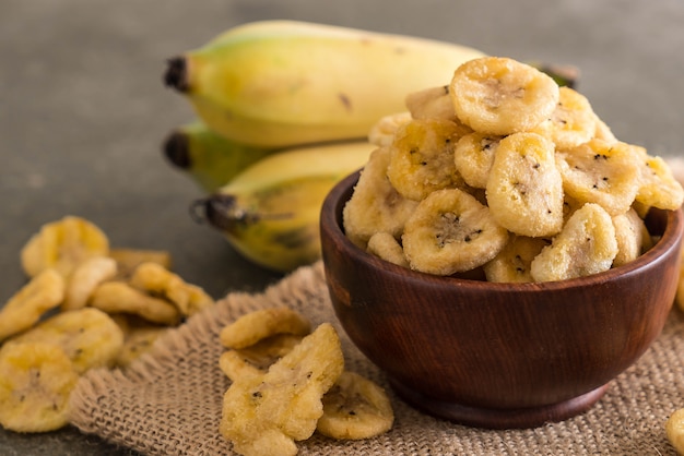 banana crispy chips