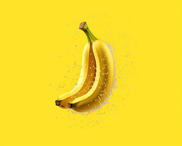 Banana Fruit with studio background