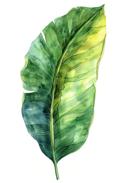 Banana leaf tobacco plant