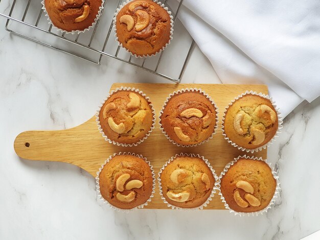 Banana muffin cupcakes homemade bakery