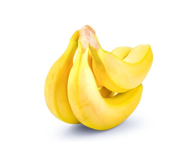 Banana Ripe banana isolated on white background