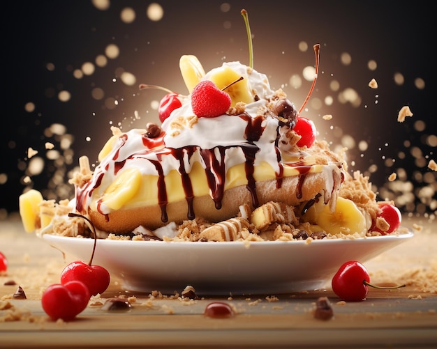 Banana Split Cinematic Kitchen Background