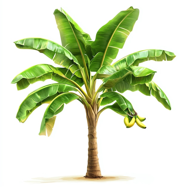 Photo banana tree indian illustration realistic