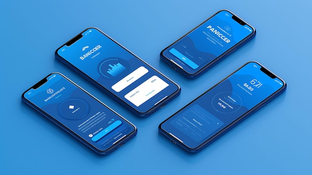 Bancor Cryptocurrency Liquidity Mobile Layout With Blue Them Creative Idea App Background Designs