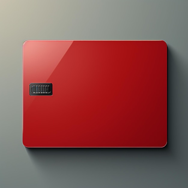 Bank credit card mockup