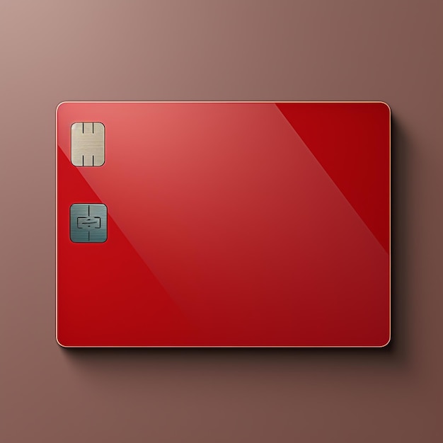 Bank credit card mockup