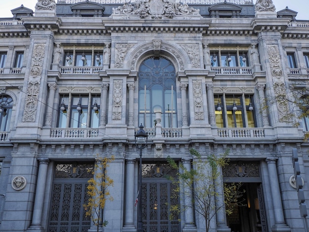 Bank of sapin banco de espana building in Madrid