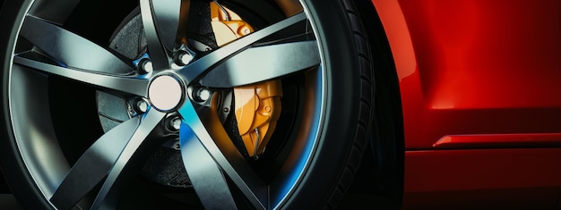 Banner For Car Wheel Business