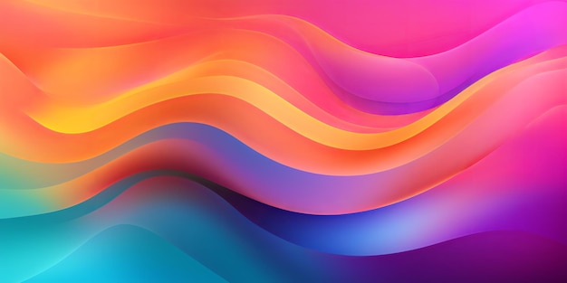 Banner design on colorful background Vibrant style template Texture backdrop Modern illustration Iridescent background Colorful bright neon template Gradient rainbow pattern