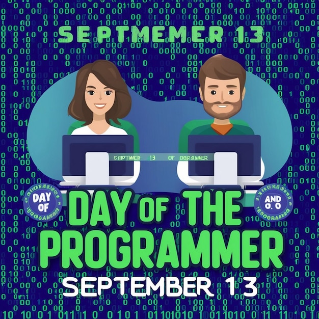 Photo banner design ideas for programmers day celebration