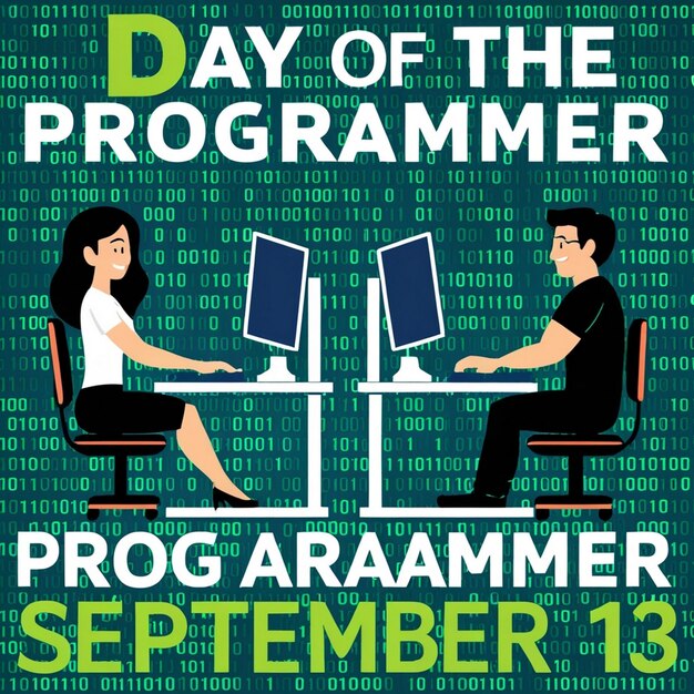 Photo banner design ideas for programmers day celebration