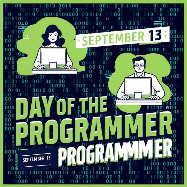 Photo banner design ideas for programmers day celebration