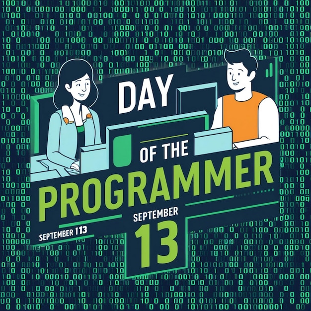 Photo banner design ideas for programmers day celebration