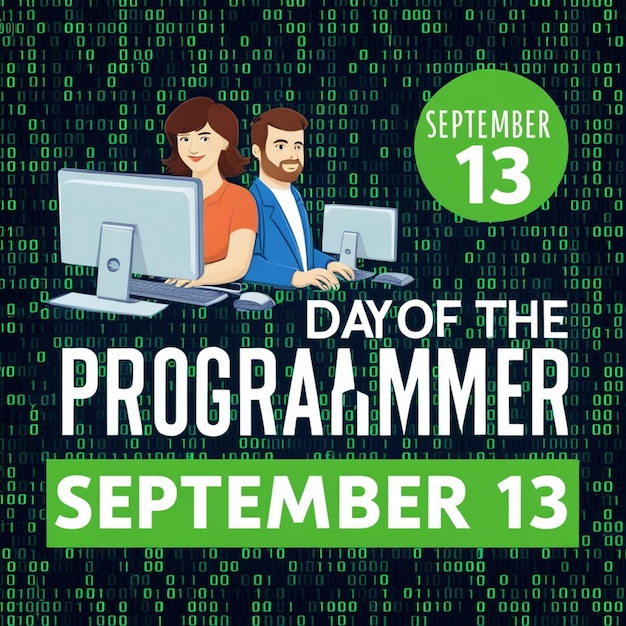 Photo banner design ideas for programmers day celebration