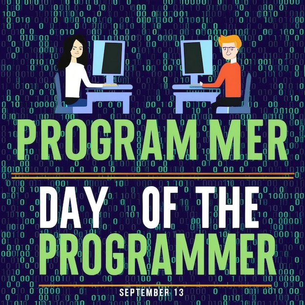 Photo banner design ideas for programmers day celebration