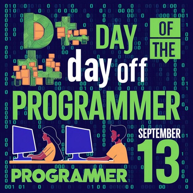 Photo banner design ideas for programmers day celebration