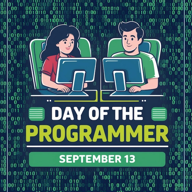 Photo banner design ideas for programmers day celebration