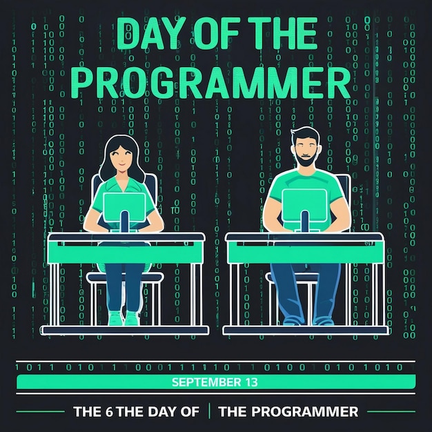 Photo banner design ideas for programmers day celebration