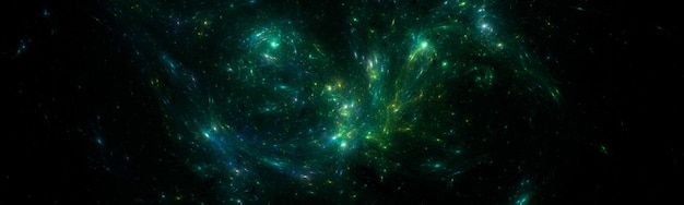 Banner Starry outer space background texture