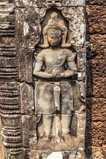 Photo banteay kdei temple in angkor wat in siem reap, cambodia